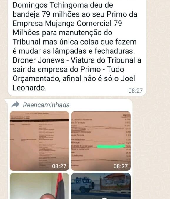 QUE ILAÇÕES PODEMOS TIRAR DOS ATAQUES “GRATUITOS” CONTRA JUIZ PRESIDENTE DO TRIBUNAL DO NAMIBE DOMINGOS TCHINGOMA?