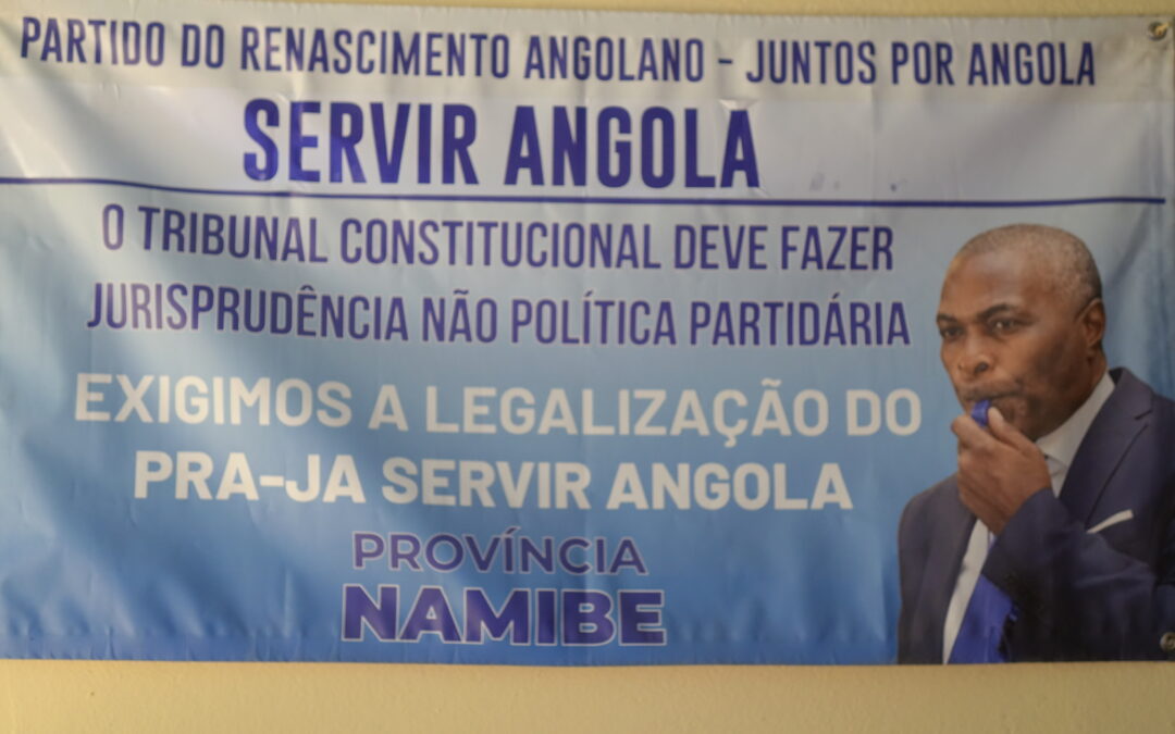 PARTIDO DO RENASCIMENTO ANGOLANO-JUNTOS POR ANGOLA, PRA-JA SERVIR ANGOLA, JÁ RECOLHEU NO NAMIBE QUINHENTAS ASSINATURAS PARA SUA LEGALIZAÇÃO